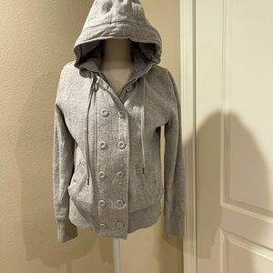 Roxy grey sweater jacket